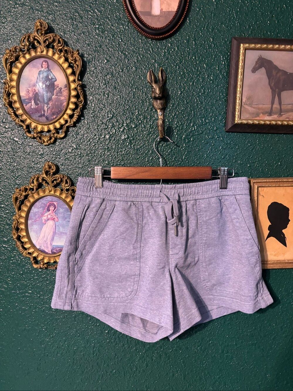 Athleta FARALLON Blue Shorts Size 8 Heathered 4”
